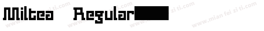 Miltea Regular字体转换